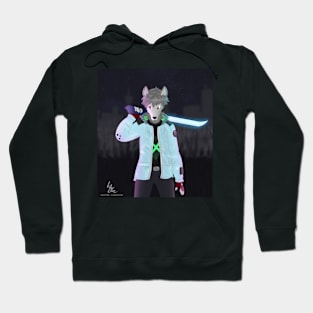 Cyberpunk Wolf Hoodie